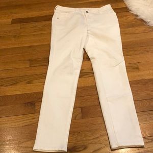 Old navy white skinny jeans